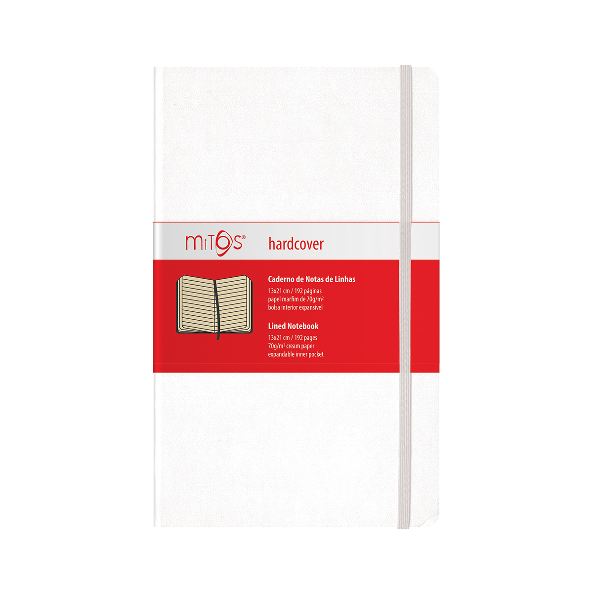 MITOS® HARDCOVER-Caderno Notas Linhas(13x21cm)192pg